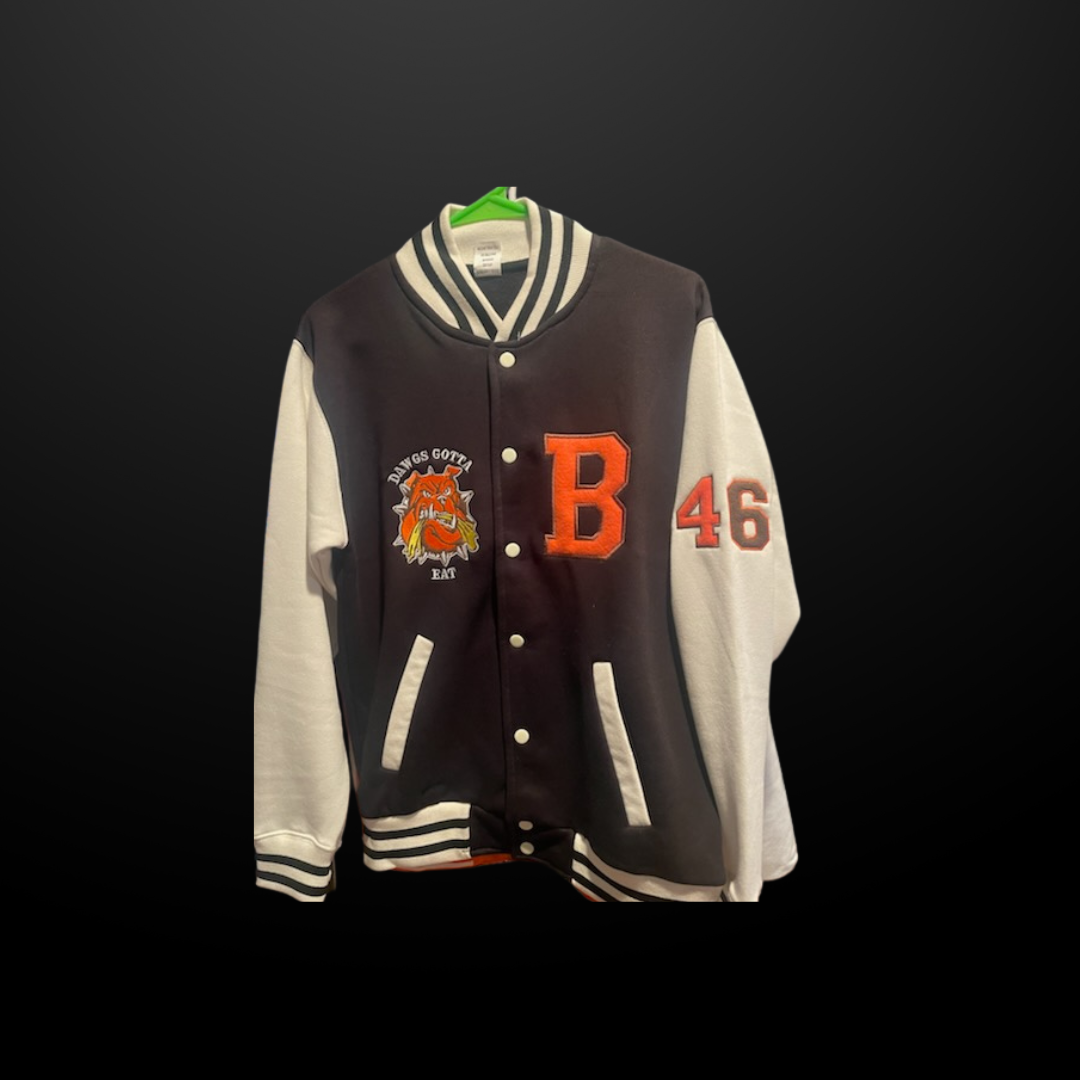 "Dawg's Gotta Eat" Varsity Jacket